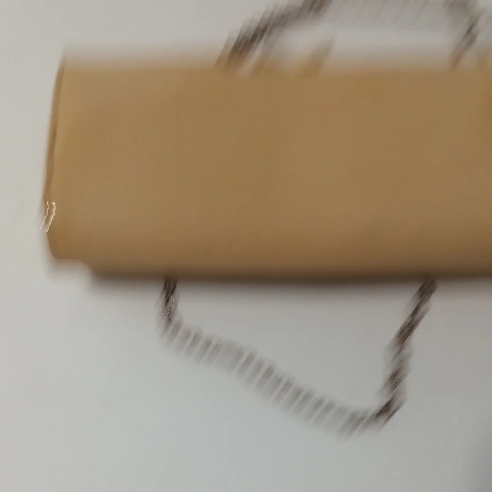 Vintage Cream Clutch with Chain Strap